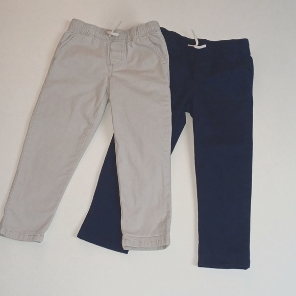 Boys 3T pants set of 2 old navy stretch waist - Picture 1 of 4